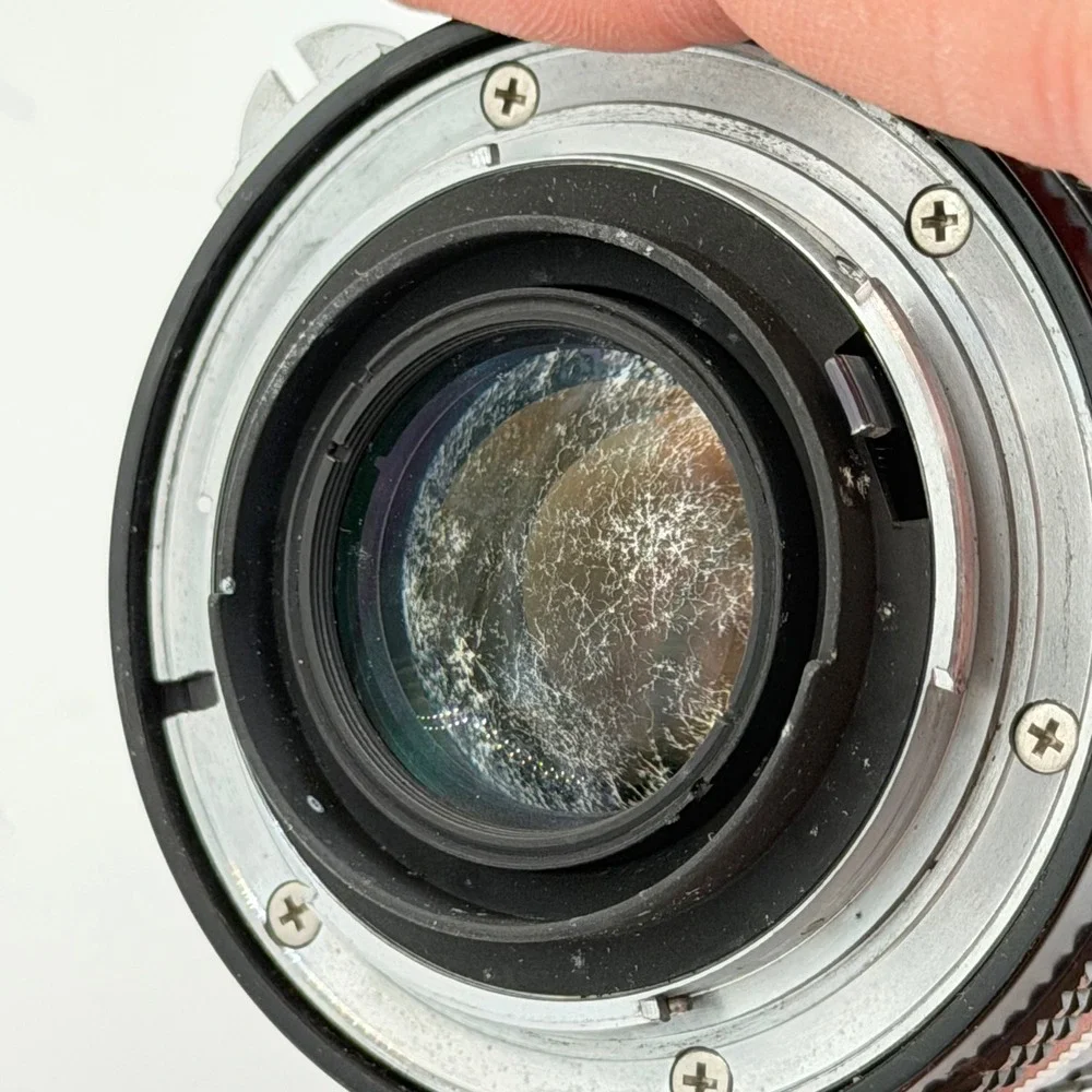 Nikon Nikkor 50mm 1:2 Manual Focus Lens F-Mount Vintage Japan 3236878 FUNGUS